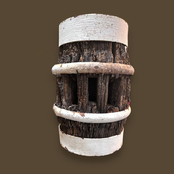 Antique Wagon Wheel Hub Chippy Farmhouse Industrial Decor Primitive Rustic Decor - Picture 6 of 10